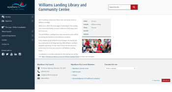 Williams Landing Library and Community Centre project