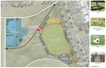 William Landing Dog Off-leash Park Concept Plan